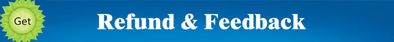 refund and feedback