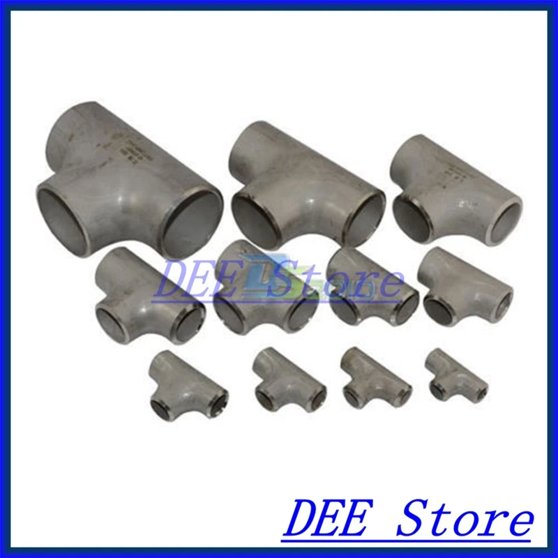 

New 22MM Tee 3 way Stainless Steel 304 Butt Weld Pipe Fitting SS304