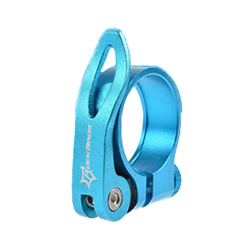 ROCKBROS Aluminum Ultralight Quick Release Road MTB Mountain Bicycle Clamp Seat Post Bike Seatpost Clamp 31.8mm 34.9mm RK0041 (8)