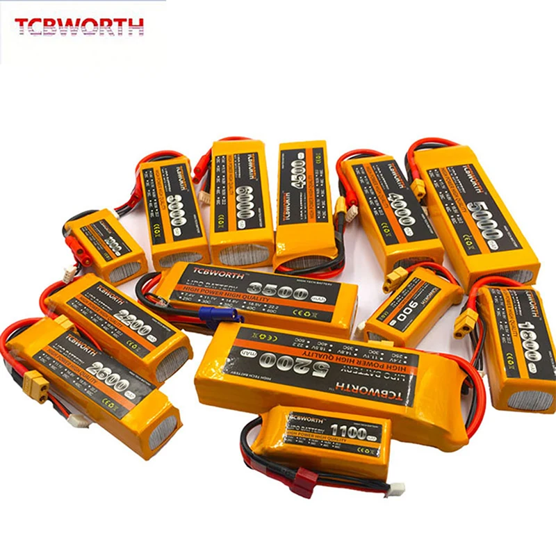 Günstige 3S RC Spielzeug LiPo Batterie 11,1 V 1200mAh 2800mAh 3800mAh 4200mAh 4500mAh 5200mAh 25C 35C 60C 3S Für RC Flugzeug Drone Hubschrauber Auto