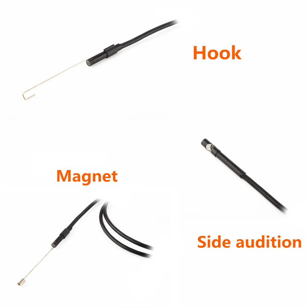 New Professional 5.5mm Lens Mirco USB OTG Endoscope Inspection Camera 1M/2M/5M Waterproof Snake Pipe Android Borescope Camera HR