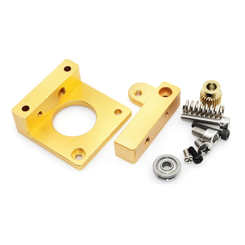 MK8 extrusion aluminum block MK8 extruder single nozzle extruder bracket mounting block 3D