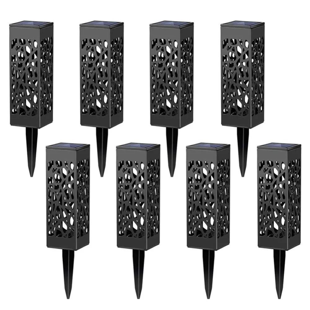 

8Pcs Solar Rechargeable LED Solar Light Outdoor Garden Lawn Lamp Decoration Night Security Landscape Lamp Waterproof Lights
