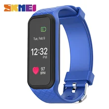 SKMEI L38I Hommes Femmes Coeur Taux Smart Bracelet Couleur Écran Podomètre Calories Sport Montres iOS Android Numérique Montres
