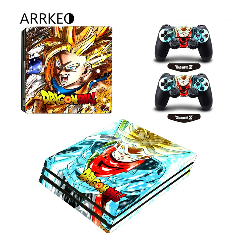 Виниловый чехол ARRKEO Dragon Ball Son Goku &amp Torankusu для PS4 Pro наклейки на кожу Sony PlayStation 4