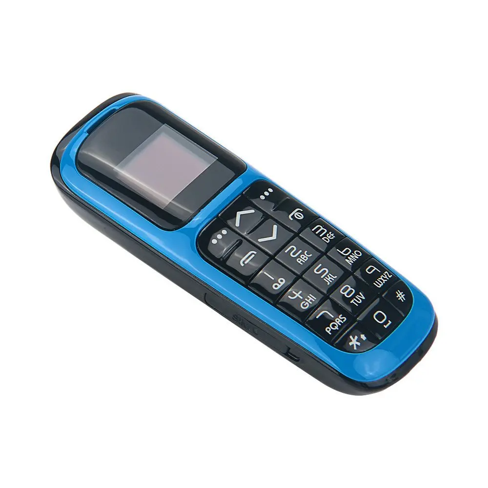 Оригинальный длинный CZ V2 bluetooth Dialer mini Мобильный телефон 0 66 дюймов с поддержкой Hands