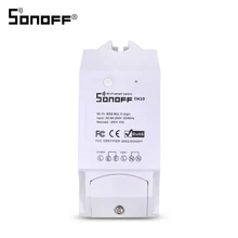 SONOFF TH10 беспроводной переключатель Модуль Автоматизации умного дома датчик температуры и влажности Wifi Пульт дистанционного управления 10A 220W