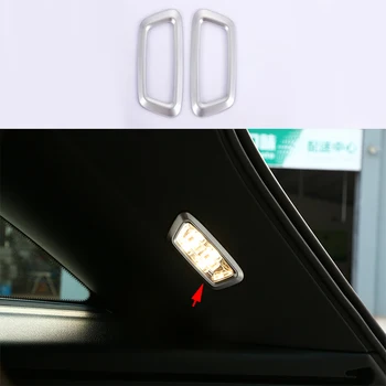 

2pcs Chrome plate ABS Rear Trunk light Decorator frame Trim For Mercedes-Benz GLC Class X205 2016-2017