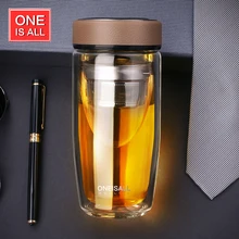 Бутылка для воды с двойными стенками, чайная кружка, кофейные кружки, чайная чашка, бутылки для воды, стеклянные стаканы, бутылки для воды с нержавеющей сталью, чайная заварка