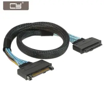 

CY 68pin U.2 U2 SFF-8639 NVME PCIe SSD Male to Female Extension Cable 50cm