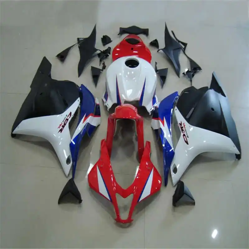 

09-12 Injection molding ABS full Fairing kit for cbr600rr 2009 2010 2011 2012 hot sales CBR 600 RR red white blue fairings