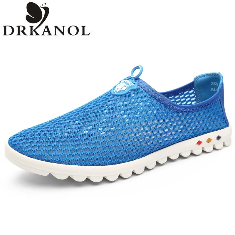 

Men casual shoes 2016 Spring and Summer Fashion Mesh Breathable for Men Flat Shoe Soft non-slip Beach Water Shoes zapatos hombre