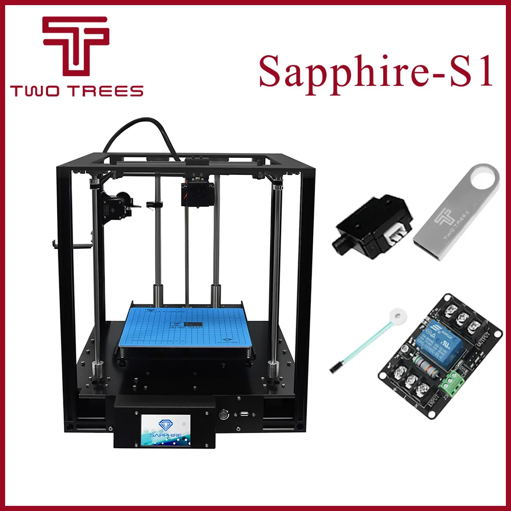 Подходит для начинающих Sapphire S алюминиевый профиль рамка 3d принтер печать DIY Набор площадь CoreXY система большая площадь 200*200 мм Core XY - Цвет: Sapphire S1