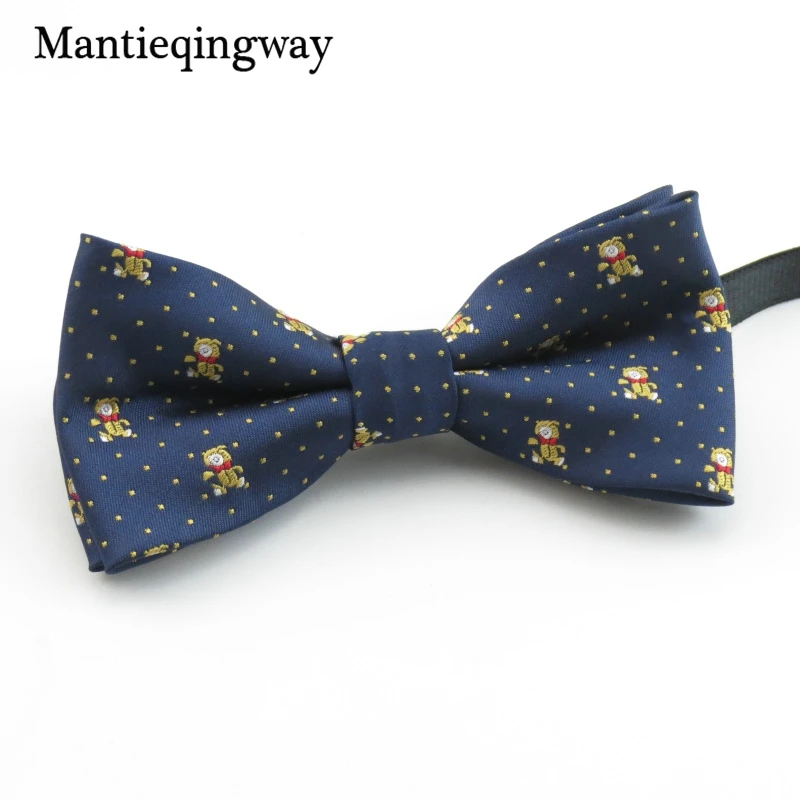 Mantieqingway/высокое качество галстук бабочка для детей из полиэстера мальчиков