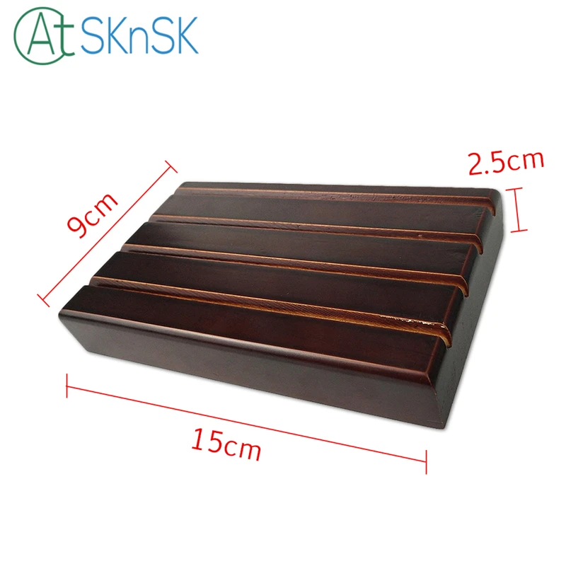 Military Coin Holder Stand Wooden 4 Row Challenge Coin Display Stand