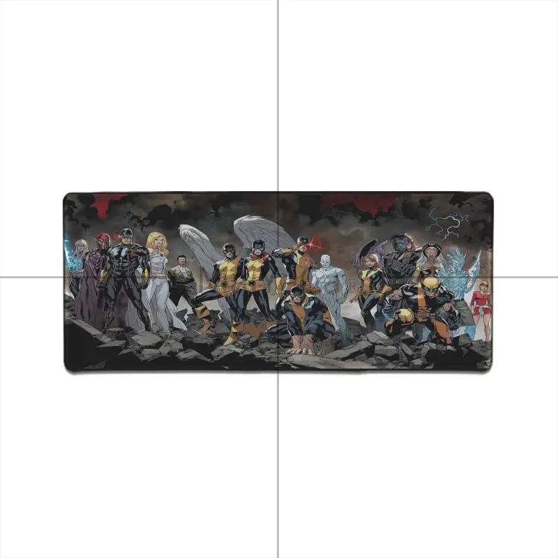 MaiYaCa персонализированный крутой модный Marvel X-men Подгонянный игровой коврик для мыши для ноутбука фиксирующий край резиновые большие коврики для мыши - Цвет: Lock Edge 40X90cm