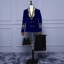 Embroidery blazer men formal dress latest coat pant designs suit men costume homme terno slim masculino suits for men’s stage