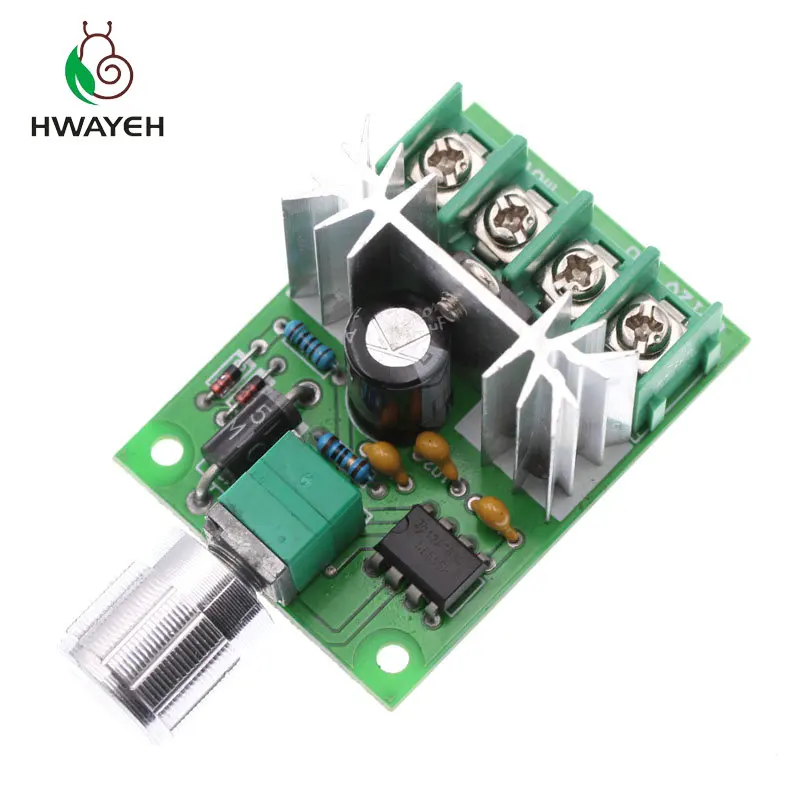 

DC Motor Fan Governor DC6V-12V High Power 6A PWM Poleless Speed Regulating Plate-belt Speed Regulating Switch