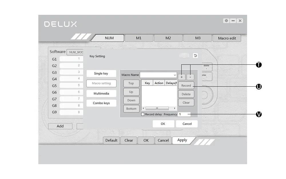 Delux T11 Проводная дизайнерская смарт-клавиатура с циферблатом+ M618 Мини Bluetooth беспроводная эргономичная Вертикальная мышь комплект для геймера