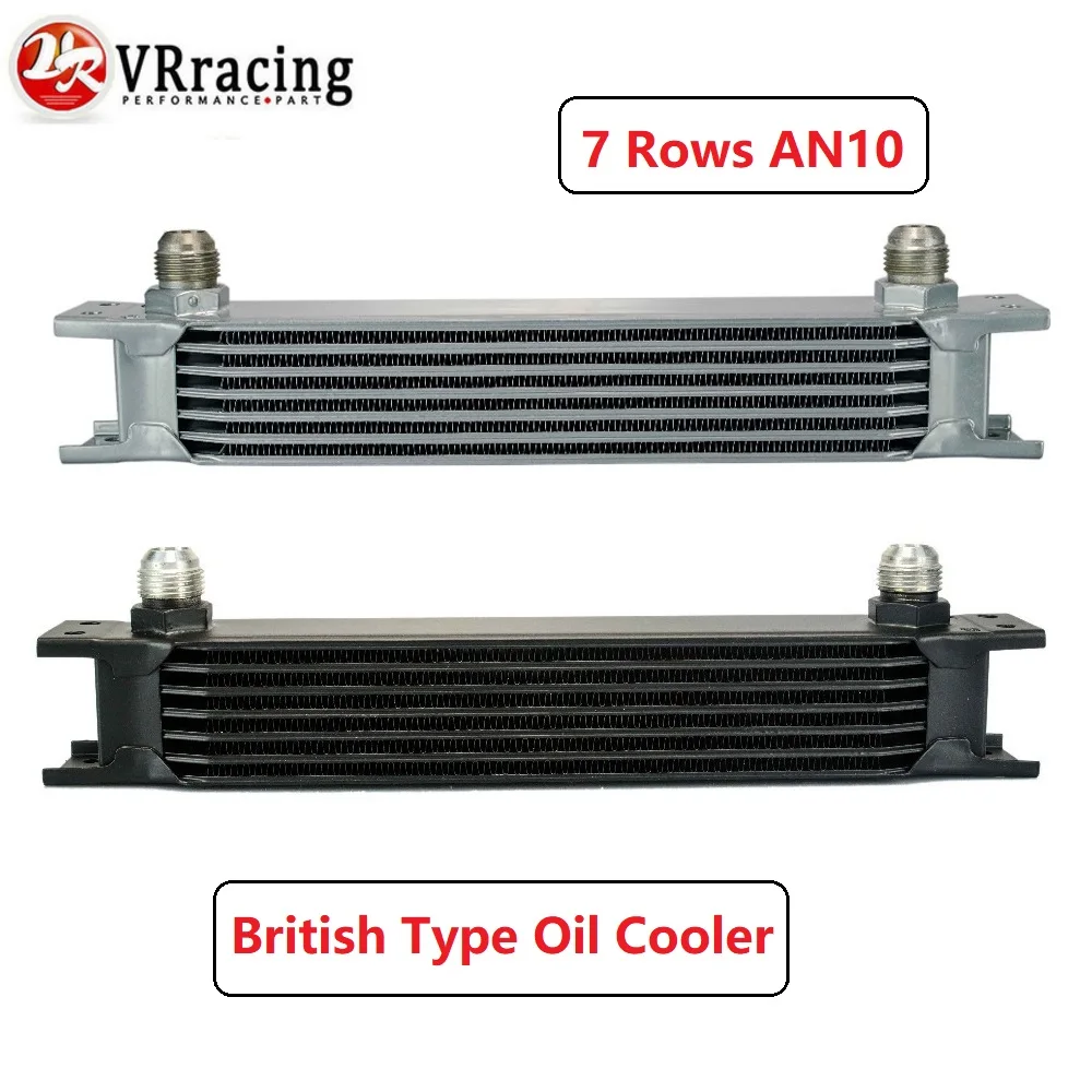 Compact Oil Cooler 19-Row - 10AN Fittings, Universal Fit For Engine Or Transmission Cooling Aluminum Oil Cooler