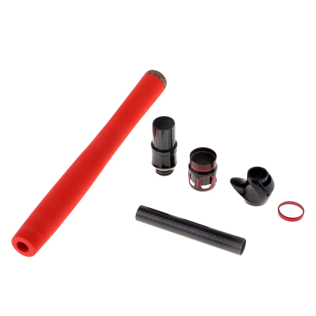 Casting Fishing Rod Handle DIY EVA Rod Building Split Grip and Reel Seat for Seawater and Freshwater Fishing