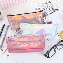 THINKTHENDO голограмма голографический Карандаш сумка на молнии сумка для макияжа лазерная сумка для хранения 2018 косметический макияж сумки