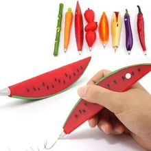 6 x Симпатичный дизайн для овощей и фруктов шариковые ручки для продажи красочные шариковая ручка высокого качества разноцветные SS05