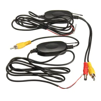 

Car Accessories 2.4G Wireless Color Video Transmitter & Receiver 1.5M for Car Rear Backup Front View Camera Vehicle Monitors