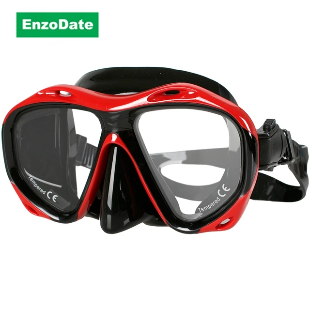 Optical Diving Mask Hyperopia Myopia Snorkel Goggles, Different Prescription for Each Eye