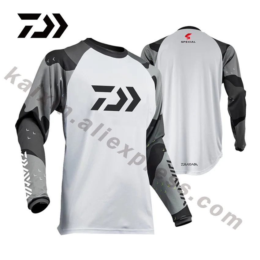 Plus Size Summer Outdoor Quick Dry Anti-Mosquito Hiking Shirt White ESEL Mens Long Sleeve Hooded Sun Protection Breathable Fishing Shirts