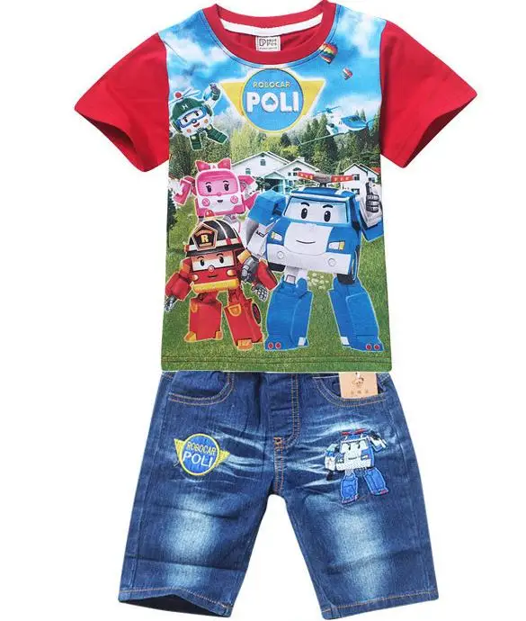 

2016 New hot market New Family Clothing Summer Style Children Clothing set T-shirt+pants 2 pcs set Boys Girls Kids Clothes