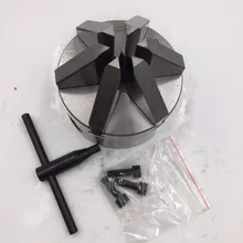 100 мм 6 кулачковый токарный патрон Самоцентрирующийся " шесть кулачковый патрон наклонные челюсти K13-100 для фрезерного станка с ЧПУ