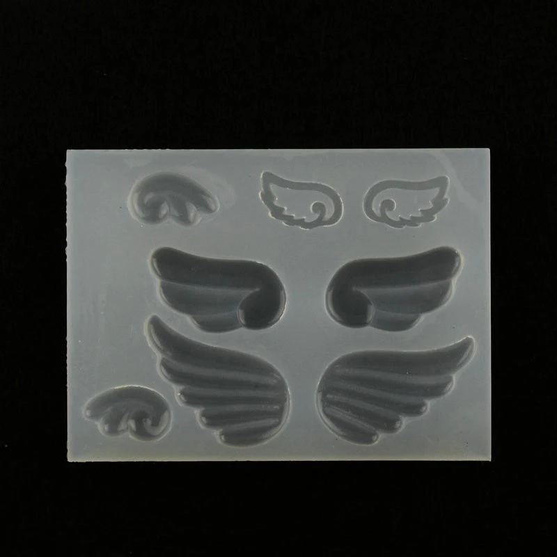 

1pcs All kinds of wings Liquid silicone mold DIY resin jewelry pendant necklace pendant lanugo mold resin molds for jewelry