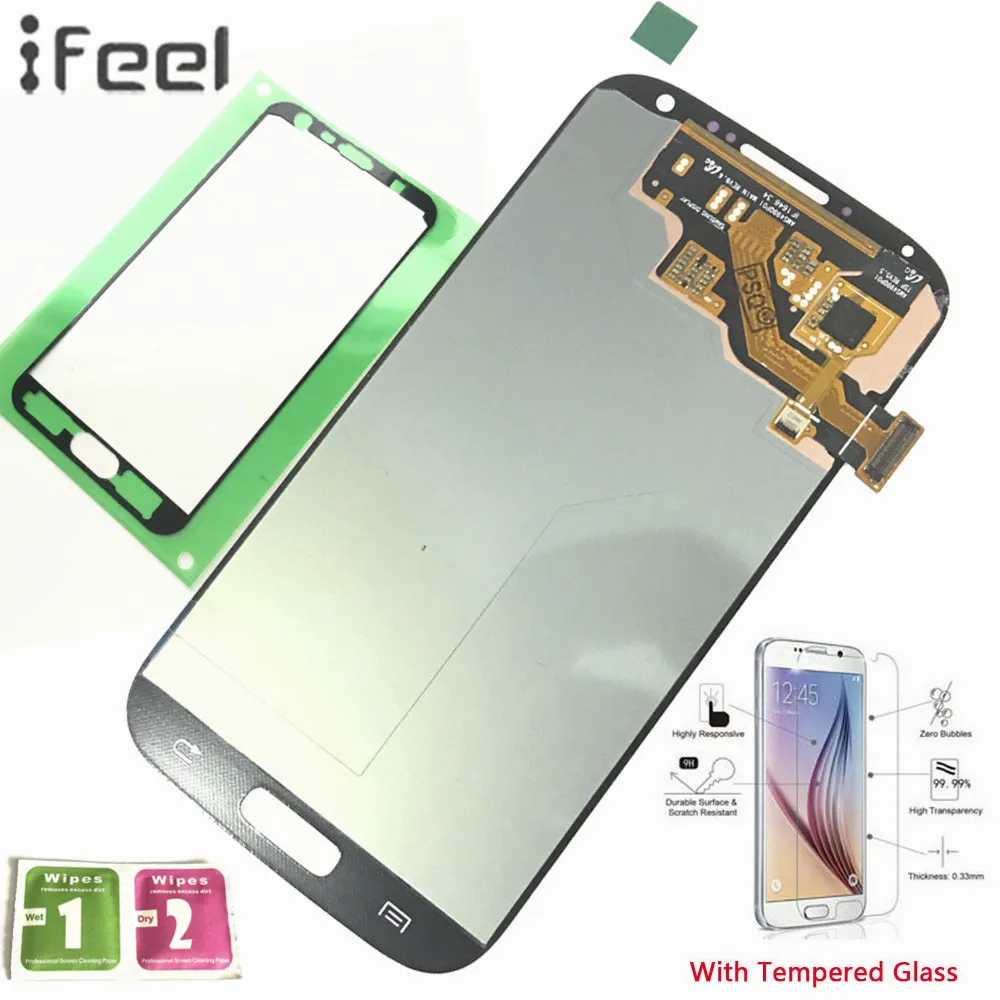 

IFEEL 100% Tested Working LCD Display Touch Screen Digitizer Repair For Samsung Galaxy S4 i9500 i9505 i9506 i337 Super AMOLED