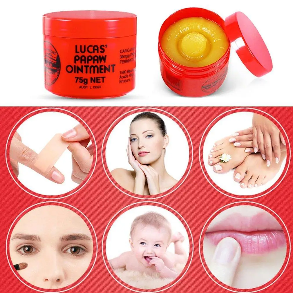 75g Lucas Papaw Ointment Multifunctional Lip Protector Moisturizing Lip