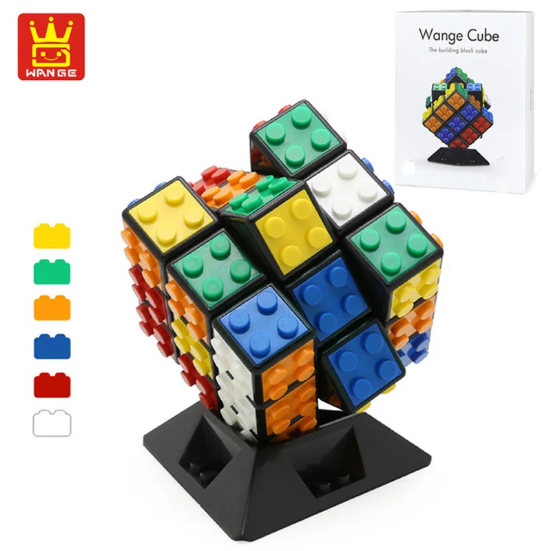 WANGE Cube 3x3x3 cm Magic Cube Professional Competition Speed Cube Puzzle Blocks Cube Toys for Children Adults Gift