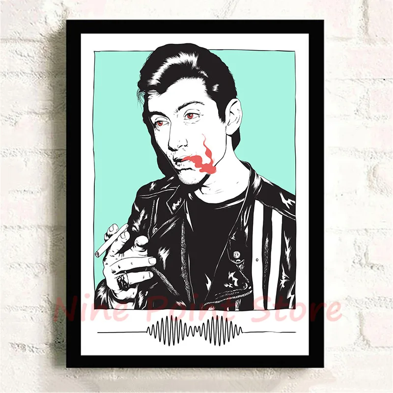 Рок-Группа Arctic Monkeys с белым покрытием бумажные плакаты настенные домашний бар плакаты домашний Декор подарок бескаркасные