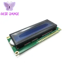 Free Shipping 1PCS LCD1602 1602 module Blue screen 16x2 Character LCD Display Module blue blacklight