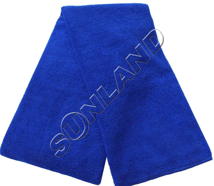 Sunland 20 шт./лот 61 см x 122 см микрофибра ткань для чистки микро волокна мытья автомобиля детализированное полотенце спортивного плавания сушильное полотенце - Цвет: dark blue