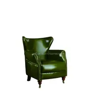 2016 Bean Bag Chair New Classical European American Leather Sofa Chair Furniture/ Vintage Antique Finish Living Room Sofa/tiger