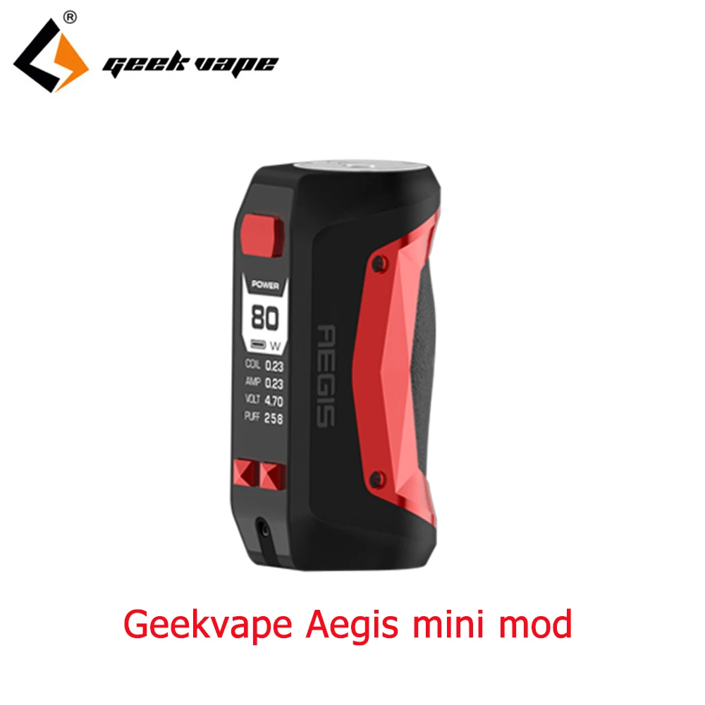 2pcs/lot 80W Geekvape Aegis Mini Mod built-in 2200mah battery for Geekvape Cerberus Tank fast charging mod VS aegis legend Mod