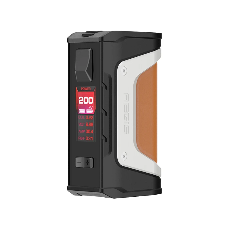 2 шт./партия GeekVape Aegis mod aegis Legend 200 Вт TC Box MOD питание от двух 18650 батарей e сигареты без батареи для zeus rta blitzen - Цвет: silver