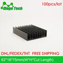 Светодиодный алюминиевый радиатор в виде пластины растут свет радиатор охлаждение Охладитель Fit транзистор IC теплопроводность светодиодный радиатор Электроника