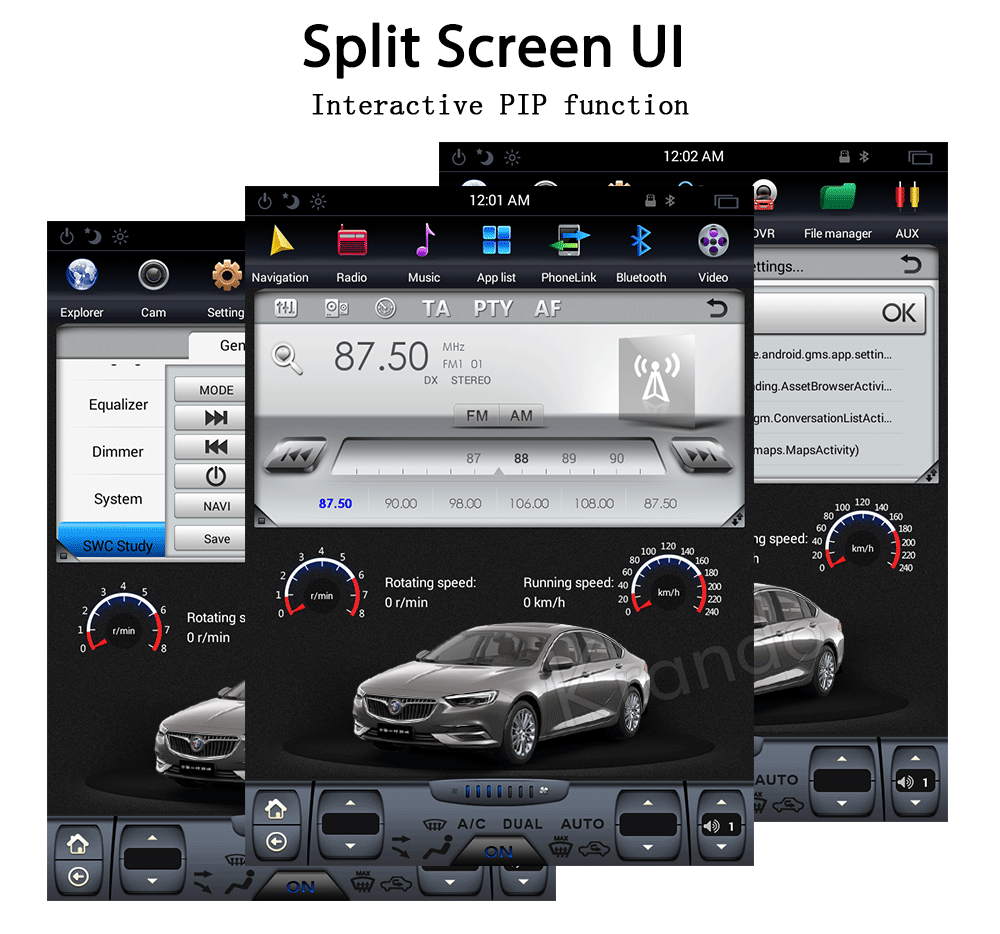 Perfect Krando Android 8.1 10.4" Tesla Vertical touch screen car radio dvd playe for Buick Regal 2014+ navigation entertainment system 5 Perfect Krando Android 8.1 10.4" Tesla Vertical touch screen car radio dvd playe for Buick Regal 2014+ navigation entertainment system 5