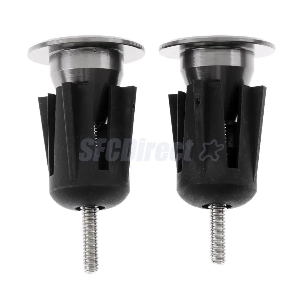 1 Pair Aluminum Alloy Bike Handlebar End Plugs Mountain Road Bicycle Cycling Handle Bar Grips Caps Stoppers 
