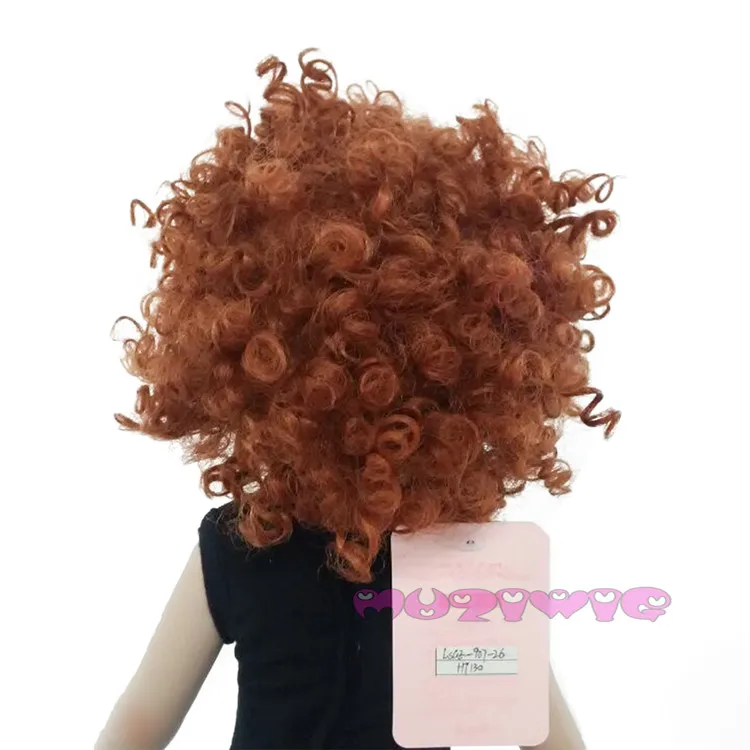 MUZIWIG термостойкий синтетический классический афро кудрявый кукольный парик волосы для 18 дюймов американская кукла домашние парики для кукол аксессуары