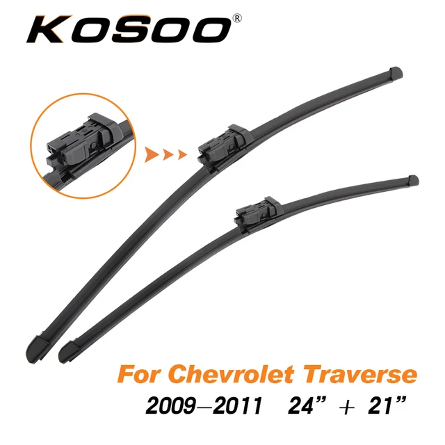 KOSOO For Chevrolet Traverse 2009 2010 2011 Car Windscreen Wiper Blades
