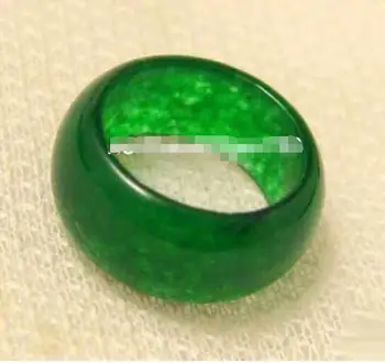 

2PC Hot sale new Style >>>>Beautiful Green jades stone Ring size: 7. 8. 9
