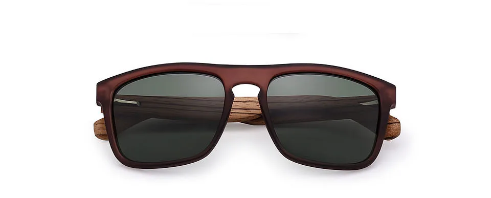 HU древесины натурального бамбука Солнцезащитные очки для женщин для Для мужчин Зебра древесины Защита от солнца Очки поляризационные