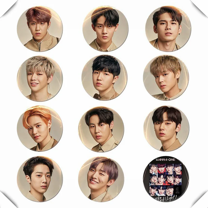 

Youpop KPOP WANNA ONE WANNAONE 1st Mini Album TO BE ONE Photo Brooch Pin Badge Accessories For Clothes Hat Backpack Decoration